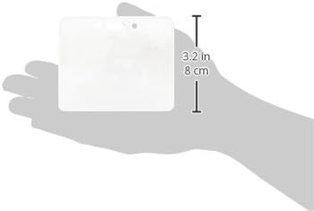 Amazon Basics ID Badge Holders, Horizontal Clear Plastic 3.38" x 2.38" - Image 6