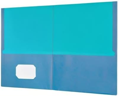Oxford 2 Pocket Folders, Textured Paper, Contrasting Interior, Letter Size - Image 7