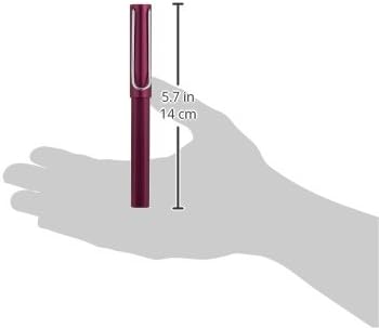 Lamy AL-star black purple - Rollerball Pen pen with transparent, ergonomic gr...