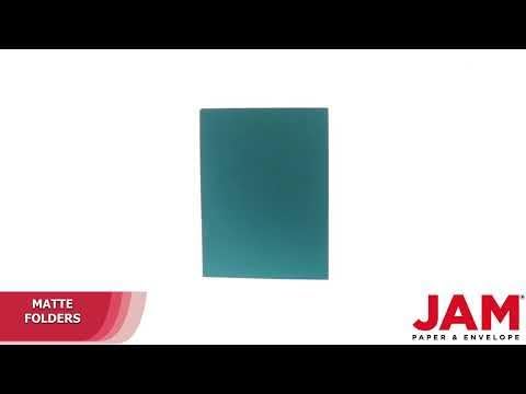 LUXPaper 9" x 12" Presentation Folders | Two Pocket | Teal | 100lb. Cover | 10 - Image 6
