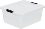 iris usa 18 quart craft storage organizer with on a desk or shelf