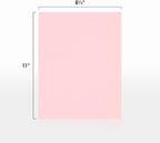 LUXPaper 8.5" x 11" Cardstock | Letter Size | Candy Pink | 100lb. Cover | 50 Qty - Image 2