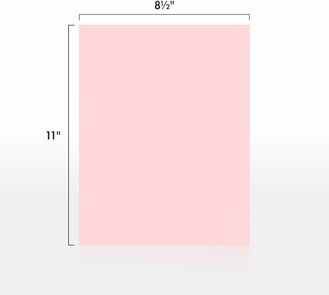 LUXPaper 8.5" x 11" Cardstock | Letter Size | Candy Pink | 100lb. Cover | 50 Qty - Image 2