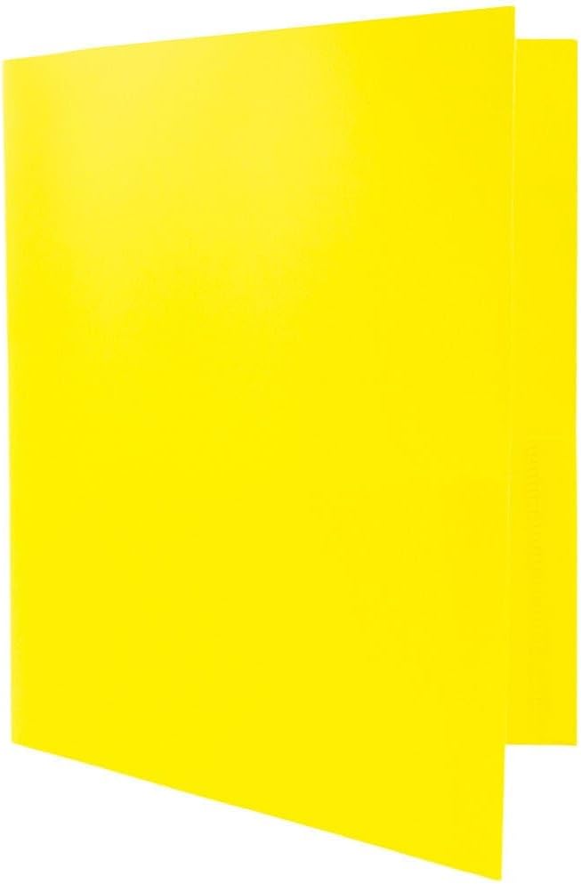 JAM PAPER Plastic 2 Pocket POP Folders - Image 3