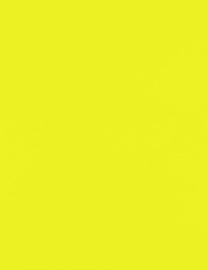 LUXPaper 8.5" x 11" Paper | Letter Size | Citrus Yellow | 80lb. Text | 50 Qty by LUXPaper