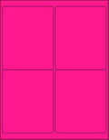 NextDayLabels - 8-1/2 x 11 Neon Color High Light Fluorescent Labels by NextDayLabels