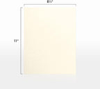 LUXPaper 8.5" x 11" Cardstock | Letter Size | Champagne Metallic | 105lb. Cover - Image 2