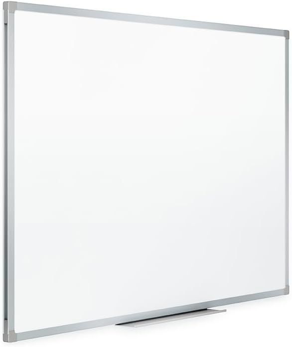 Mead Dry Erase Board 48" x 36" Non-Magnetic Whiteboard For Wall, 4&...