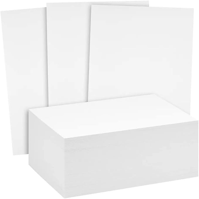 Reskid 100 Pack of 3x5 inches Thick Heavyweight Index Cards on 110lb Card Stock - Image 3
