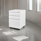 letaya 3 drawer mobile file cabinet with lock shown in use