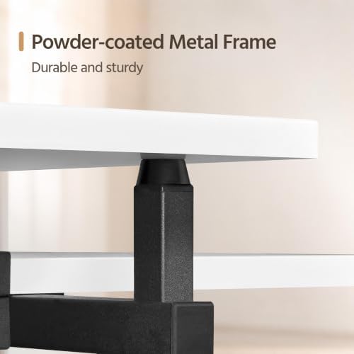 yaheetech adjustable drafting table art desk,storage drawers &, side view