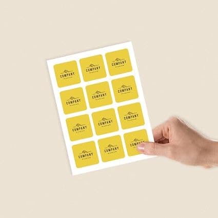 120 Labels Personalized and Custom Design Vinyl Stickers Removable Waterproof - Image 2