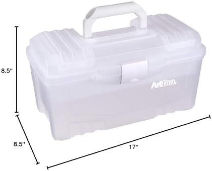 artbin twin top 17-inch craft supply box with, close-up detail