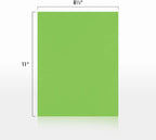 LUXPaper 8.5" x 11" Paper | Letter Size | Limelight Green | 80lb. Text | 50 Qty - Image 2