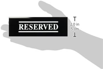 New Star Foodservice Stainless Steel Table Tent Sign, 6 x 1.5-Inch) - Image 3