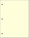 Copy And Printing Color Paper, 20 Lb. 3 Hole Punch 500 Sheets Per Ream. by Limited+Papers