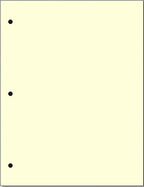 Copy And Printing Color Paper, 20 Lb. 3 Hole Punch 500 Sheets Per Ream. by Limited+Papers