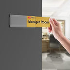 TONICE 6 Pack Acrylic Desk 2x8 Nameplate Holders, Acrylic Nameplate Holders - Image 5