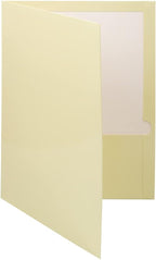 JAM PAPER Laminated Two Pocket Glossy School Folders - Image 3