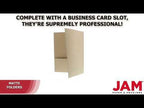 LUXPaper 9" x 12" Presentation Folders | Two Pocket | Grocery Bag Brown | 18pt. - Image 6