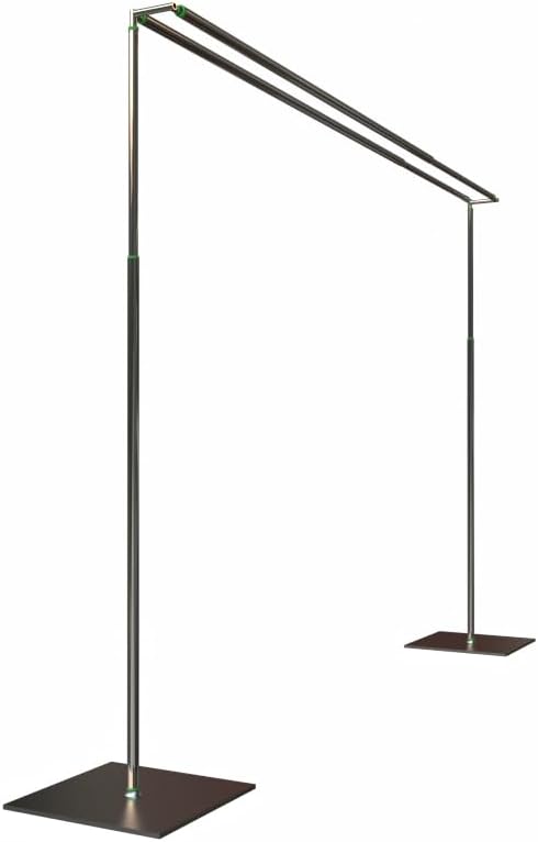Adjustable Backdrop Stand Pipe Kit Heavy Duty Quick Set Up for Wedding&Pa...