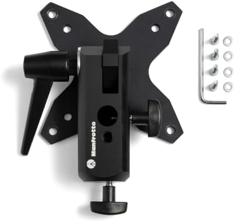 Manfrotto TetherGear VESA Monitor Mount, Screen Mount, TV Mount, Lighting Sta...