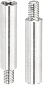 PATIKIL 2 Pcs M8x60+12mm Album Scrapbook Extension Posts Extension Screw, 2Pcs Stainless Steel Extension Post for Binding Extending Refillable Scrapbook Photo Album Craft DIY