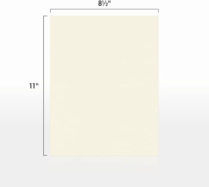 LUXPaper 8.5" x 11" Classic Crest Paper | Letter Size | Natural White | 24lb. - Image 2