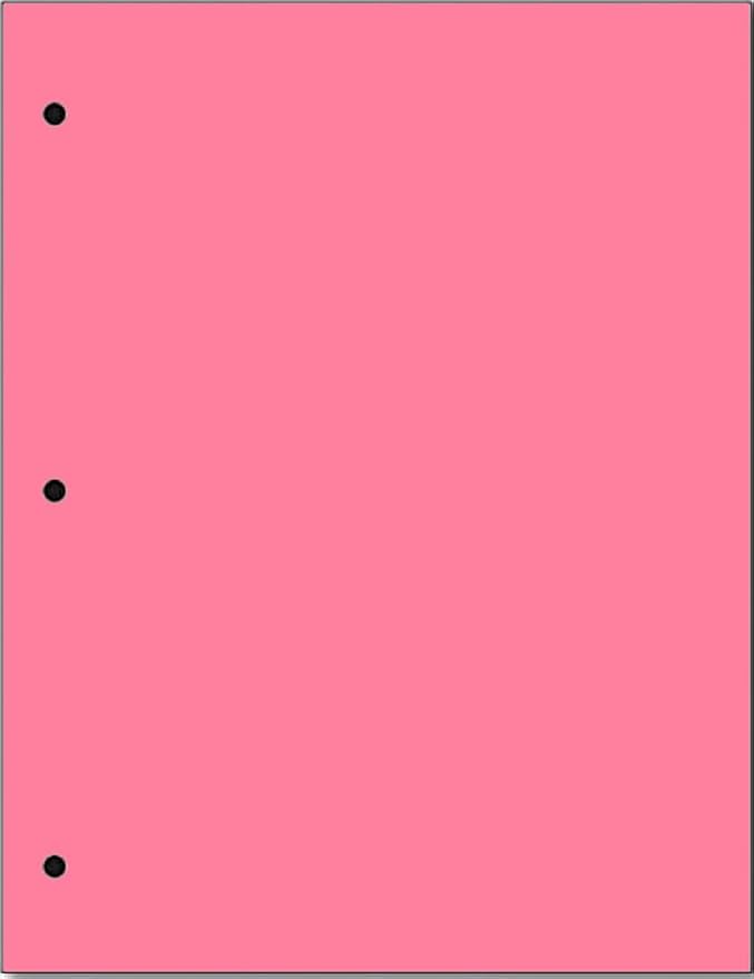 Copy And Printing Color Paper, 20 Lb. 3 Hole Punch 500 Sheets Per Ream. - Image 4