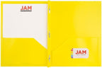 JAM PAPER Plastic 2 Pocket POP Folders - Image 4