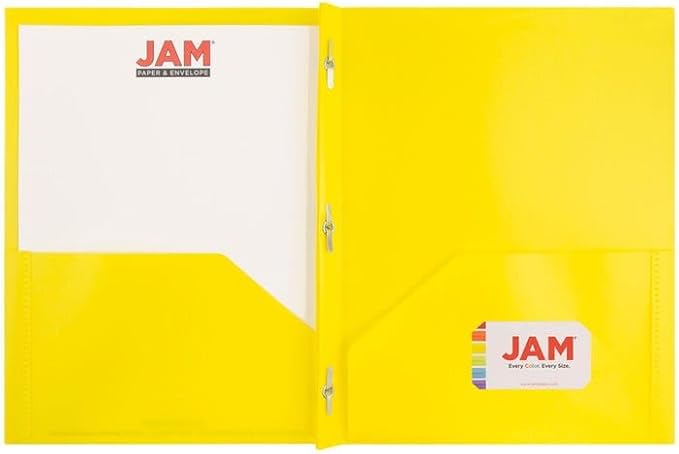 JAM PAPER Plastic 2 Pocket POP Folders - Image 4