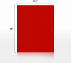 LUXPaper 8.5" x 11" Paper | Letter Size | Holiday Red | 60lb. Text | 1 - Image 2