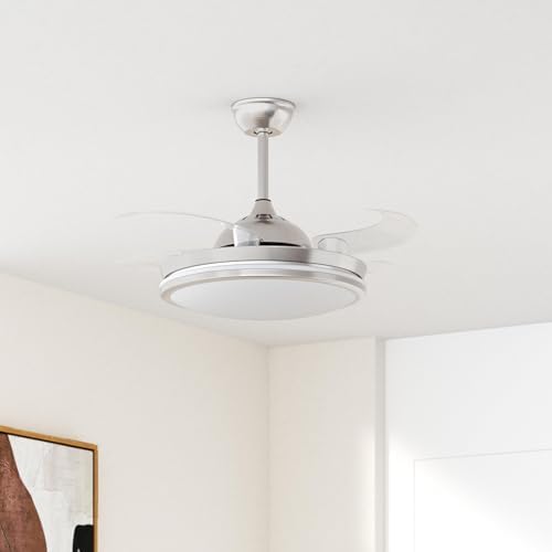 sterren retractable ceiling fans with lights,42 inch modern, main product view