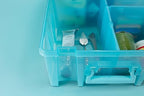 artbin super satchel double deep, 8-compartment craft box, package contents