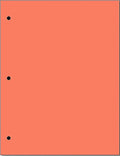 Copy And Printing Color Paper, 20 Lb. 3 Hole Punch 500 Sheets Per Ream. by Limited+Papers
