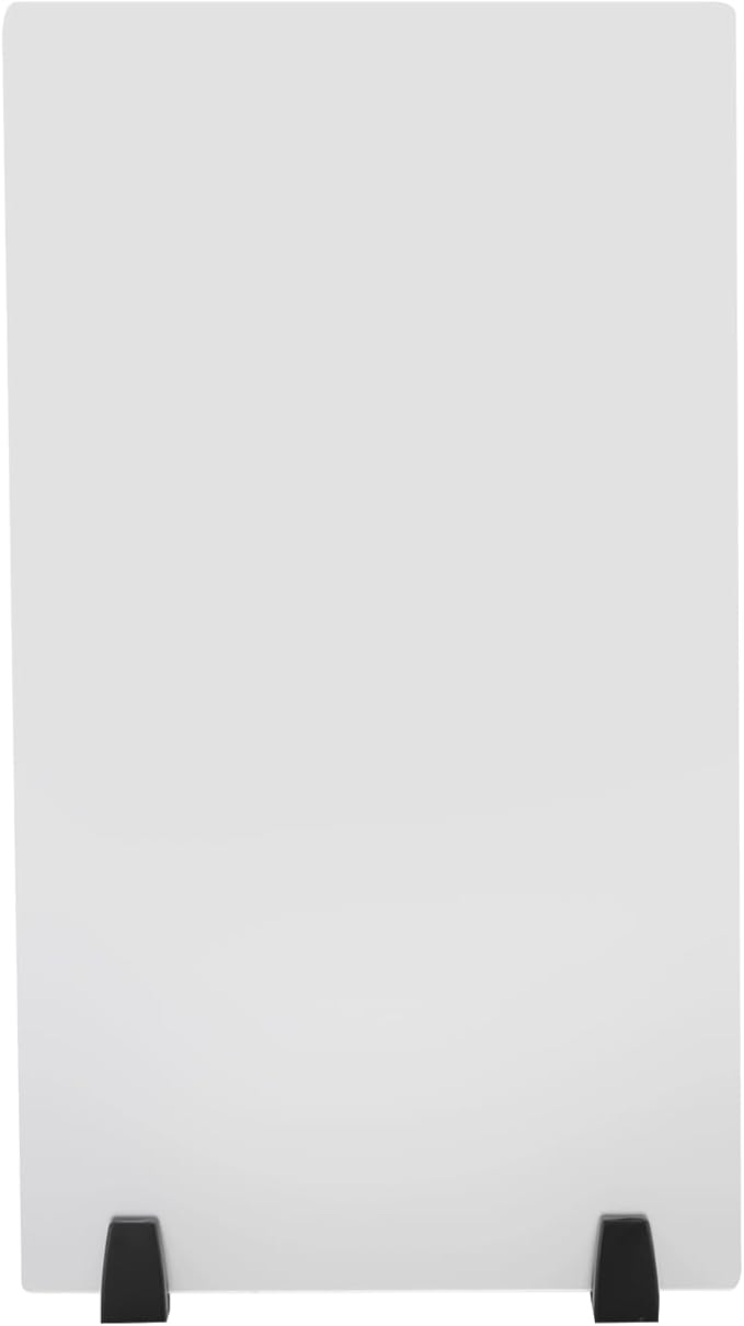 2 Packs Dual Frosted Plexiglass Desk Privacy Panels, 30 x 18 Inch Acrylic - Image 7