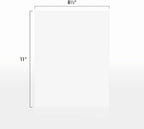 LUXPaper 8.5" x 11" Classic Crest Paper | Letter Size | Brilliant White | 70lb. - Image 2