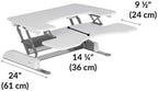 Vari Varidesk Pro Plus 36 Standing Desk Converter – 11 Height Settings + Spring - Image 2