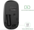 VssoPlor Wireless Mouse, 2.4G Slim Portable Computer Laptop Mouse - Image 5