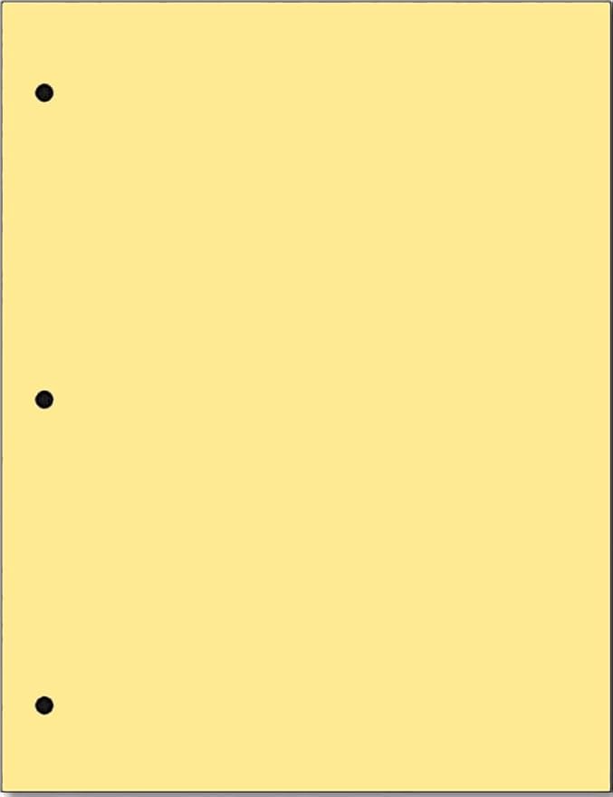 Copy And Printing Color Paper, 20 Lb. 3 Hole Punch 500 Sheets Per Ream. - Image 4