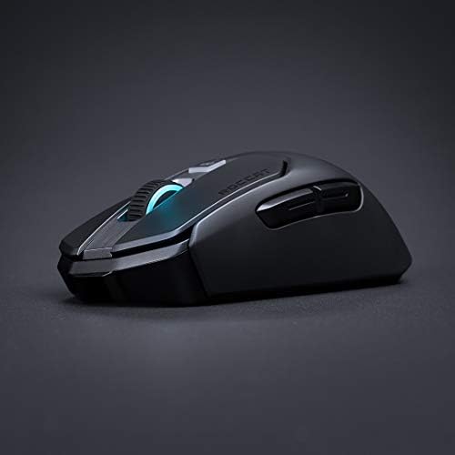 ROCCAT Kain 200 Wireless PC Gaming Mouse, AIMO RGB Backlit Lighting, Owl-Eye ...