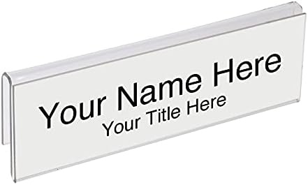 Glass Wall Name Plate Holders by PeopleSpotterbyPlasticProductsMFG
