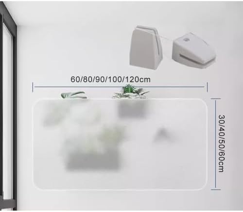 Acrylic Privacy Screen Divider for Desk, Portable Frosted Tabletop Panel - Image 7