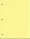 Copy And Printing Color Paper, 20 Lb. 3 Hole Punch 500 Sheets Per Ream. by Limited+Papers