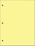 Copy And Printing Color Paper, 20 Lb. 3 Hole Punch 500 Sheets Per Ream. by Limited+Papers