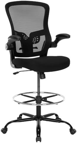 Ergonomic Drafting Chair – Tall Office Chair for Standing Desk, Adjustable He...