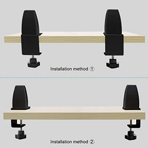 Jhanw Desk Divider Clamp For 1/8" To 0.51" Panel, Adjustable Desk Partition - Image 5