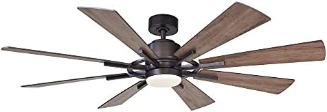 60 inch ceiling fan with light and remote, view 9