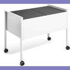 Durable ECO Suspension File Trolley for 100 A4 - Grey Black/Silver