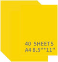 Colored Card Stock, 180GSM 65LB Color Cardstock Paper, 40 Sheets 8.5 x 11 Inch by CozyNestMo